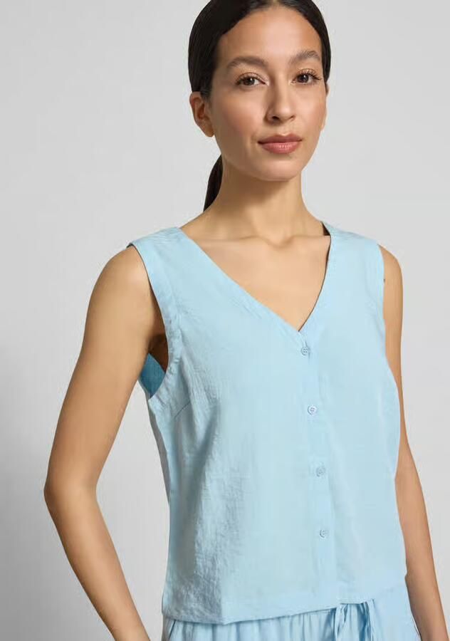MSCH Copenhagen regular fit blouse van viscosemix model 'Daria' - Foto 5