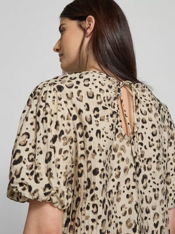 MSCH Copenhagen Regular fit blouseshirt met structuurmotief model 'Alyona Vlora' - Foto 5