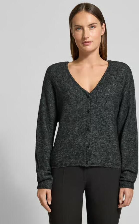 MSCH Copenhagen Regular fit gebreid jack met alpaca-figuur model 'Milania Hope' - Foto 6