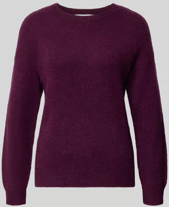 MSCH Copenhagen Regular fit gebreide pullover van mix van katoen en alpaca