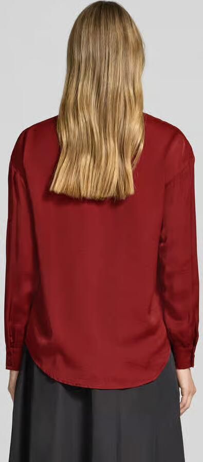 MSCH Copenhagen Regular fit overhemdblouse met viscose model 'Sandelina' - Foto 5