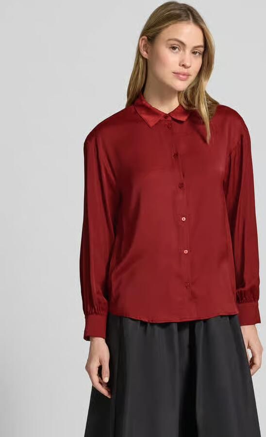 MSCH Copenhagen Regular fit overhemdblouse met viscose model 'Sandelina' - Foto 6