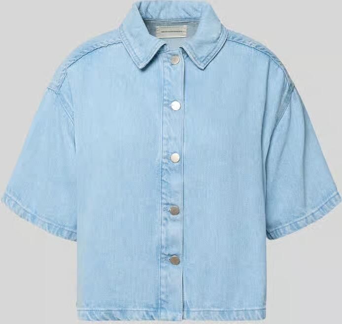 MSCH Copenhagen regular fit overhemdblouse van puur lyocell model 'Saphina' - Foto 6