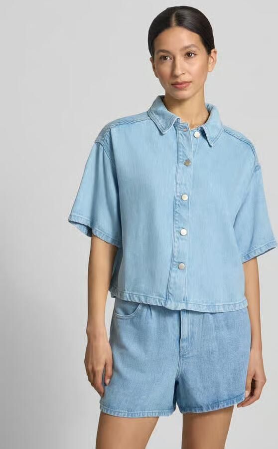 MSCH Copenhagen regular fit overhemdblouse van puur lyocell model 'Saphina' - Foto 6