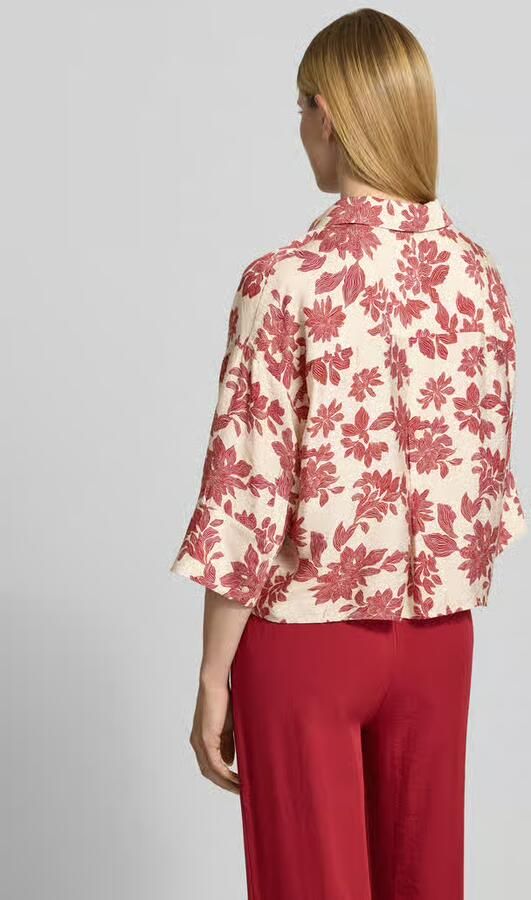 MSCH Copenhagen relaxed fit blouse met 3 4-mouwen model 'Vildana' - Foto 6