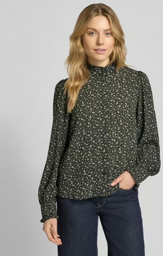 MSCH Copenhagen Relaxed fit Blouse met Opstaande kraag Model 'Kaylen Oceanna' - Foto 2