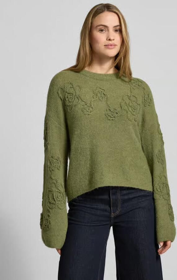 MSCH Copenhagen Relaxed fit gebreide pullover met alpaca-aandeel model 'Miabelle Hope' - Foto 3