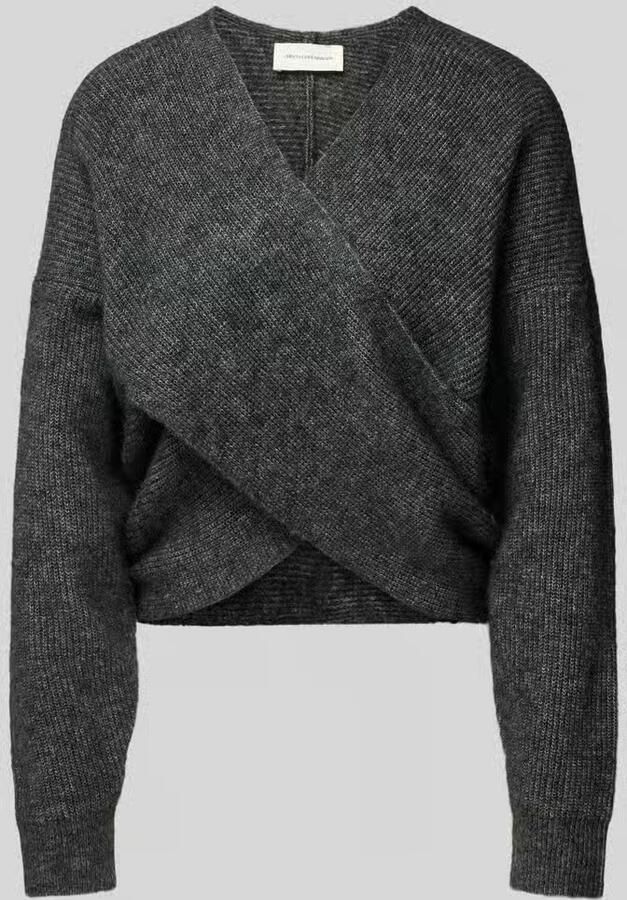 MSCH Copenhagen Relaxed fit gebreide pullover met alpaca-aandeel model 'Zinelle Hope'