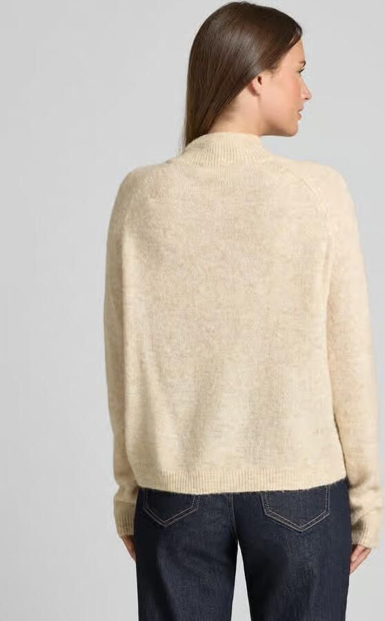 MSCH Copenhagen Relaxed fit gebreide pullover met alpaca-gehalte en knoopsluiting - Foto 5