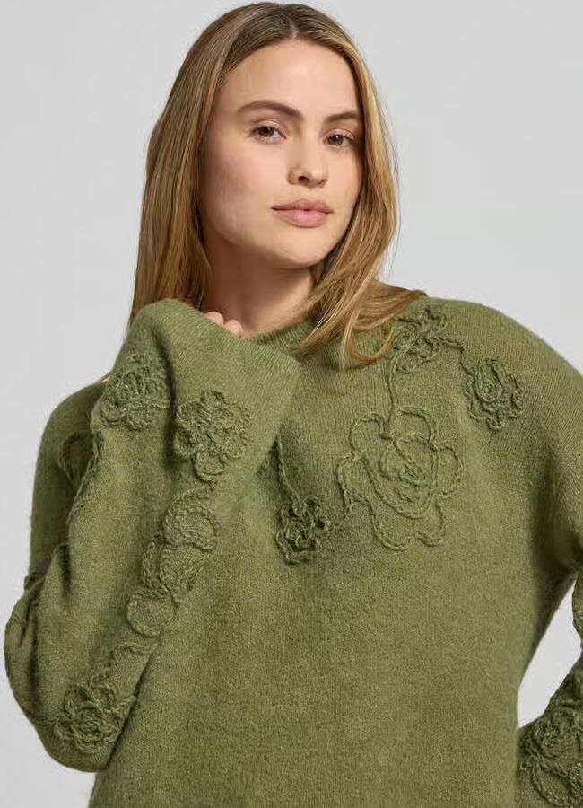 MSCH Copenhagen Relaxed fit gebreide pullover met alpaca model 'Miabelle Hope' - Foto 2