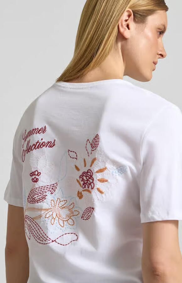 MSCH Copenhagen relaxed fit T-shirt met ronde hals model 'Jeanitta'