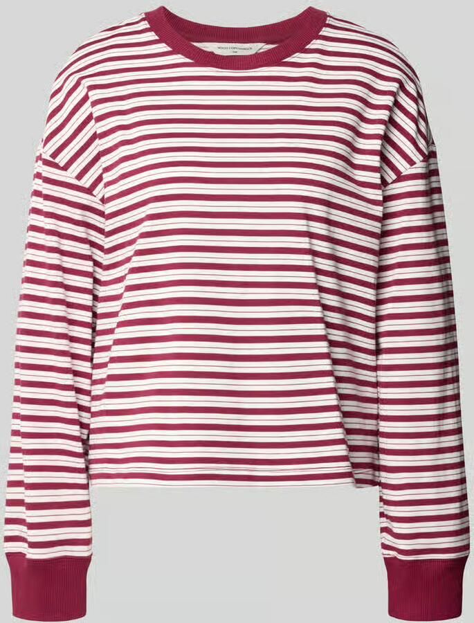 MSCH Copenhagen Shirt met lange mouwen met ronde hals model 'Monde Krestiane'