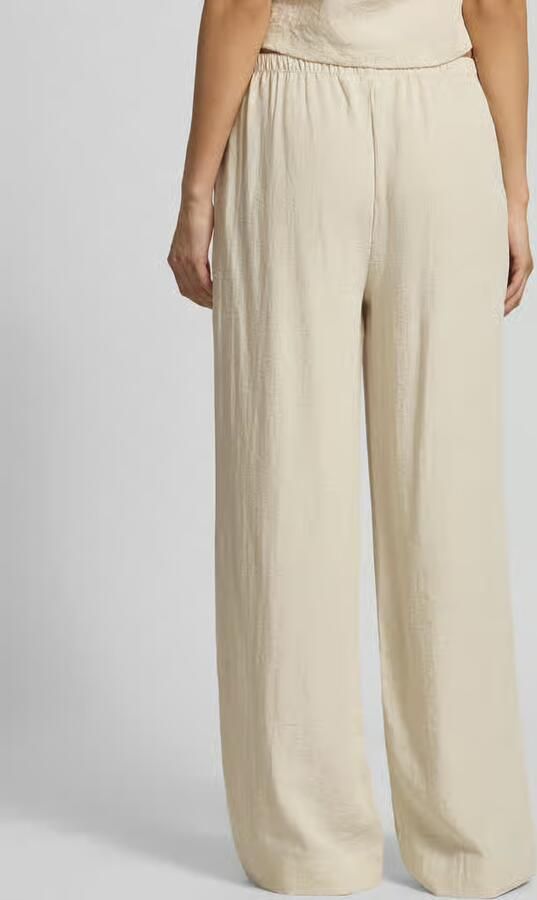 MSCH Copenhagen straight fit broek van viscosemix model 'Daria' - Foto 7