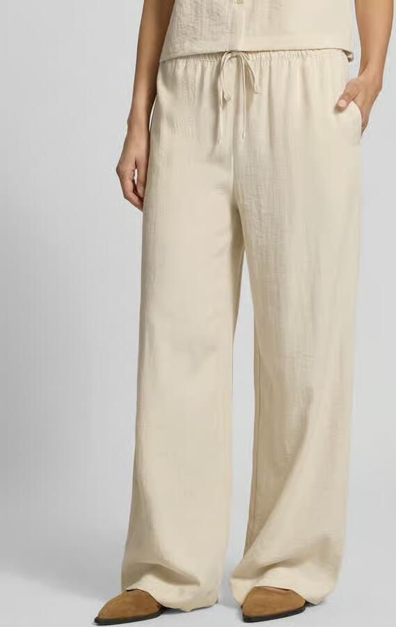 MSCH Copenhagen straight fit broek van viscosemix model 'Daria' - Foto 6