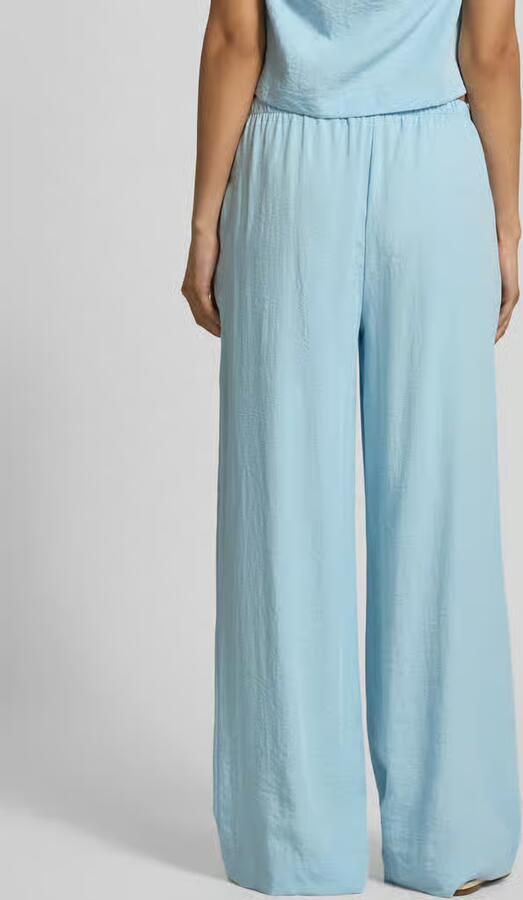 MSCH Copenhagen straight fit broek van viscosemix model 'Daria' - Foto 7