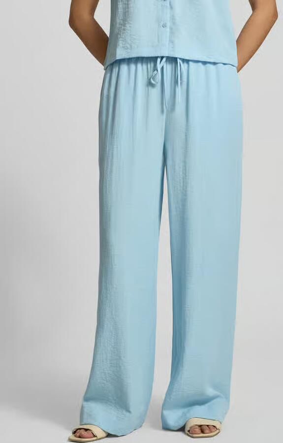 MSCH Copenhagen straight fit broek van viscosemix model 'Daria' - Foto 6