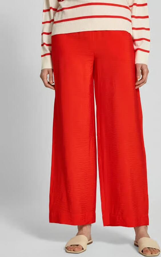 MSCH Copenhagen Straight leg stoffen broek in kreuklook model 'Henra Ladonna' - Foto 7