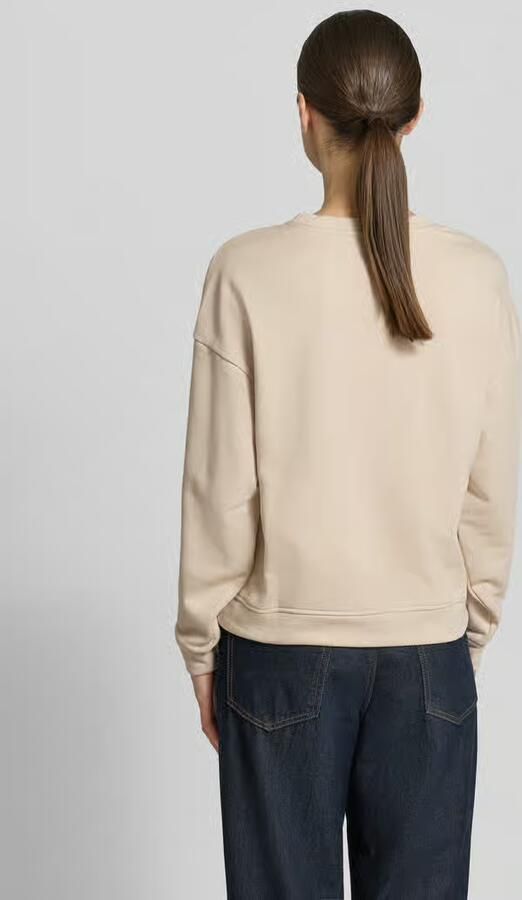 MSCH Copenhagen Sweatshirt met labelstitching model 'Mela Briena' - Foto 3