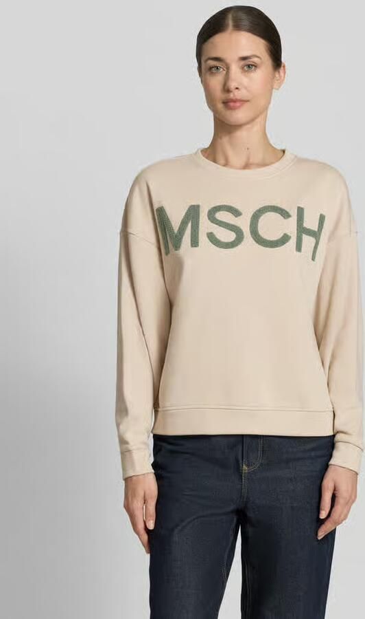 MSCH Copenhagen Sweatshirt met labelstitching model 'Mela Briena' - Foto 6