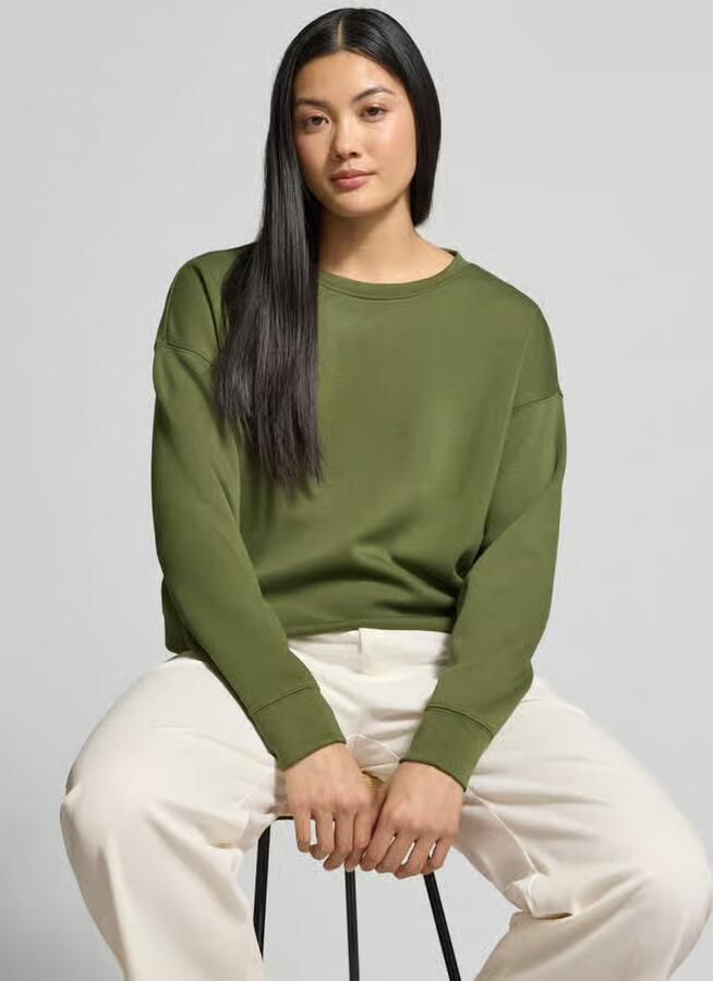 MSCH Copenhagen Sweatshirt van viscosemix met ronde hals model 'Ima' - Foto 2