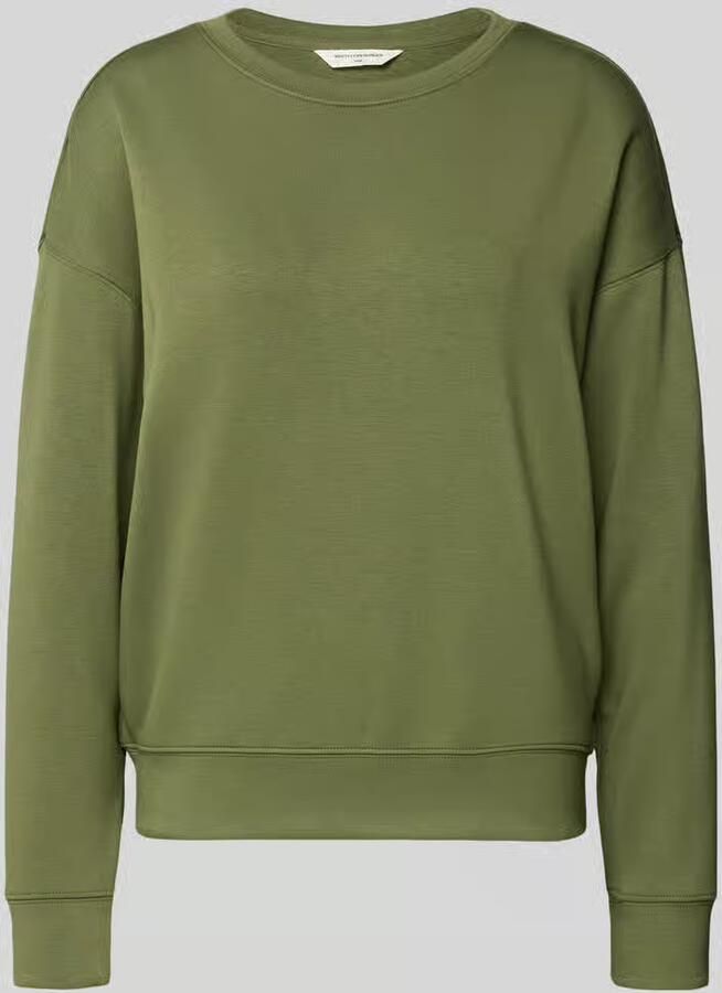 MSCH Copenhagen Sweatshirt van viscosemix met ronde hals model 'Ima'