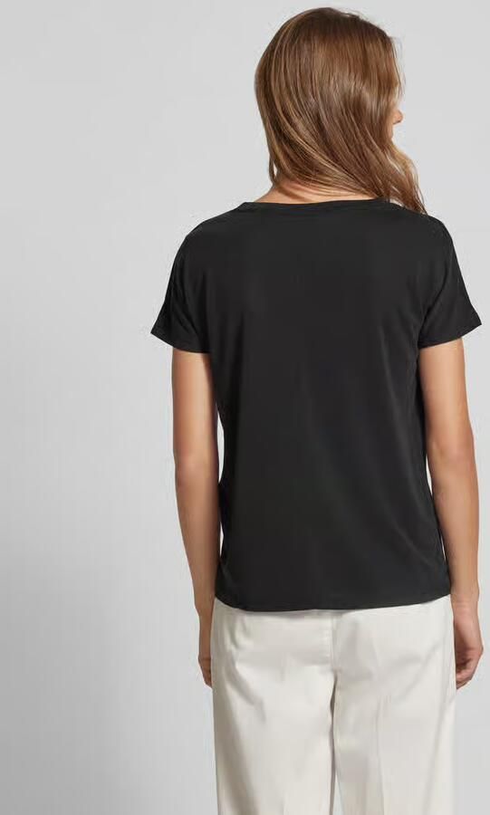 Moss copenhagen Ontspannen Zwarte Top met Oprolbare Mouwen Black Dames - Foto 6