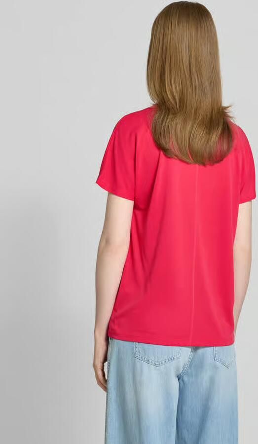 MSCH COPENHAGEN Dames Tops & T-shirts Mschfenya Modal V Neck Tee Koraal - Foto 5