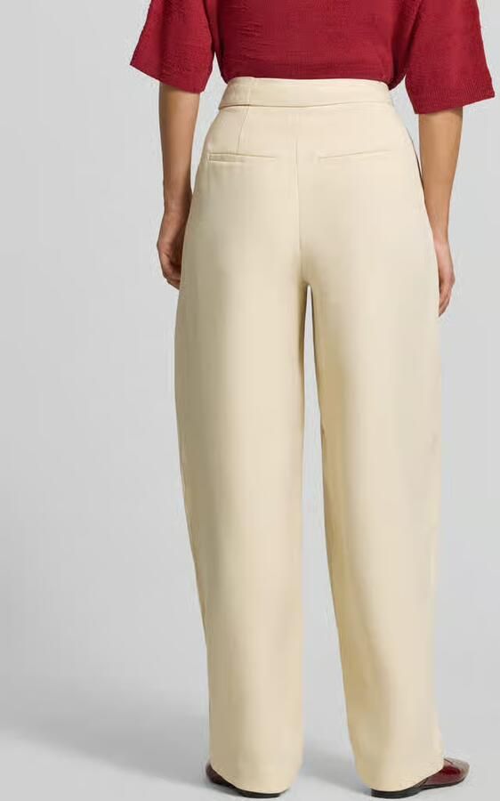 MSCH Copenhagen wide fit broek van viscosemix model 'Zein' - Foto 3
