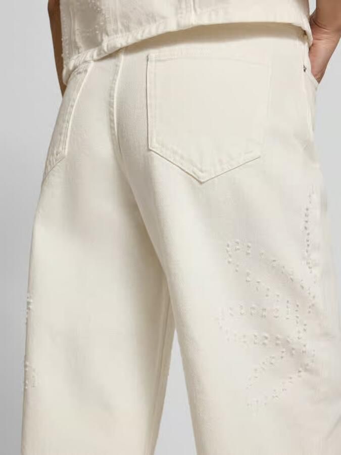 MSCH Copenhagen Wide fit jeans in verkorte pasvorm model 'Dexter'