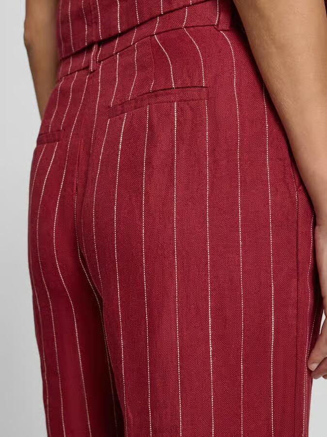 MSCH Copenhagen wide fit linnenbroek met viscose model 'Claritte'