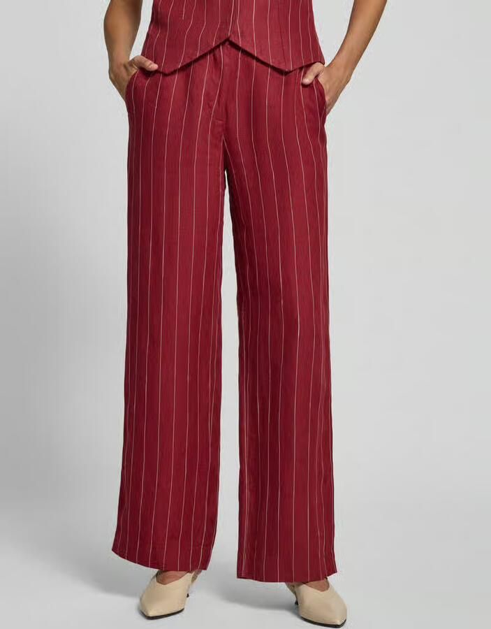 MSCH Copenhagen wide fit linnenbroek met viscose model 'Claritte' - Foto 2