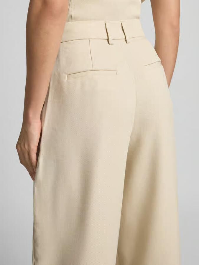 MSCH Copenhagen Wide leg broek met biezen model 'Esteriane' - Foto 7