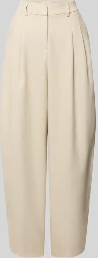 MSCH Copenhagen Wide leg broek met biezen model 'Esteriane' - Foto 8