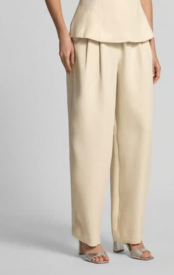 MSCH Copenhagen Wide leg broek met biezen model 'Esteriane' - Foto 9