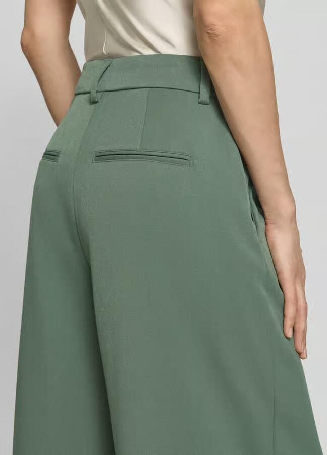MSCH Copenhagen Wide leg broek met biezen model 'Henrika' - Foto 6