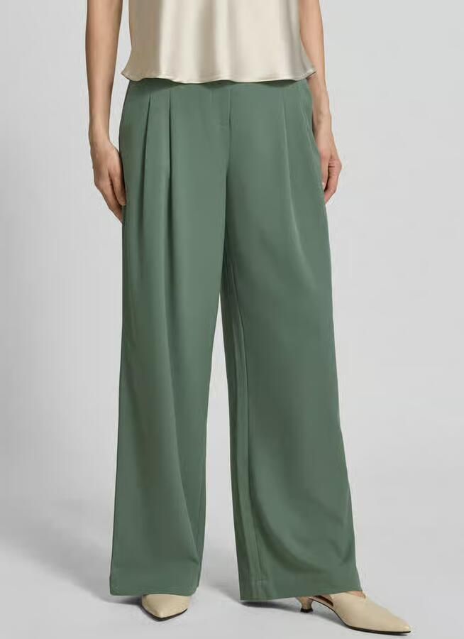 MSCH Copenhagen Wide leg broek met biezen model 'Henrika' - Foto 6