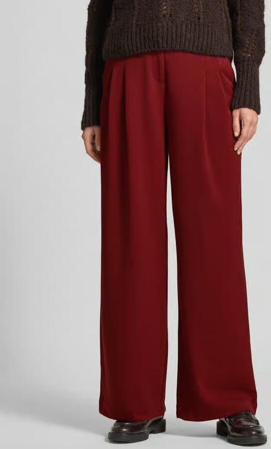MSCH Copenhagen Wide leg broek met viscose model 'Henrika' - Foto 9