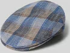 Müller Headwear Flatcap van mix van katoen en linnen