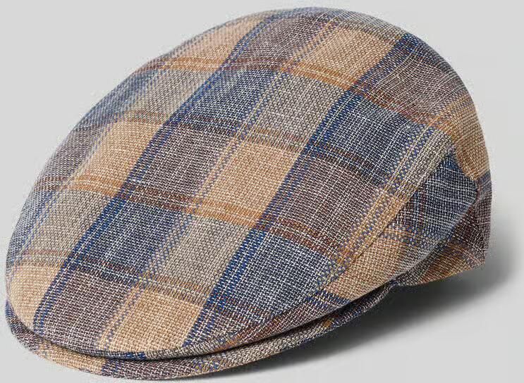Müller Headwear Flatcap van mix van katoen en linnen