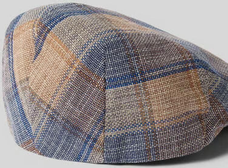 Müller Headwear Flatcap van mix van katoen en linnen - Foto 2