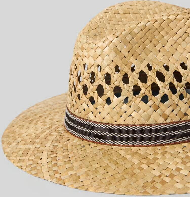 Müller Headwear Strohoed met gaatjesmotief - Foto 2