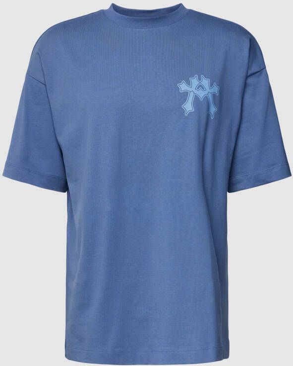 Multiply Apparel Oversized T-shirt met labelprint