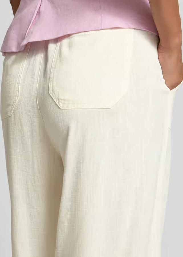 Mustang Broek van mix van viscose en linnen model 'LACEY'