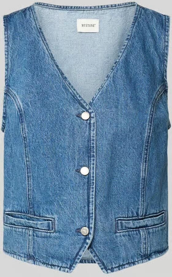 Mustang Outdoorjack Dames Style Tull Denim - Foto 2