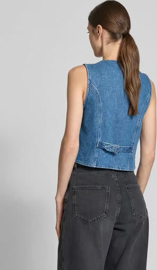 Mustang Outdoorjack Dames Style Tull Denim - Foto 5