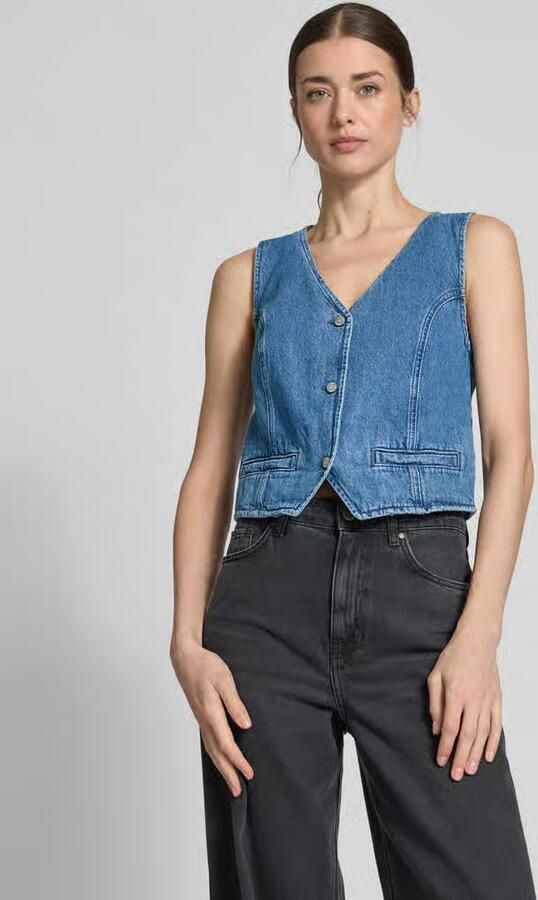 Mustang Outdoorjack Dames Style Tull Denim - Foto 4