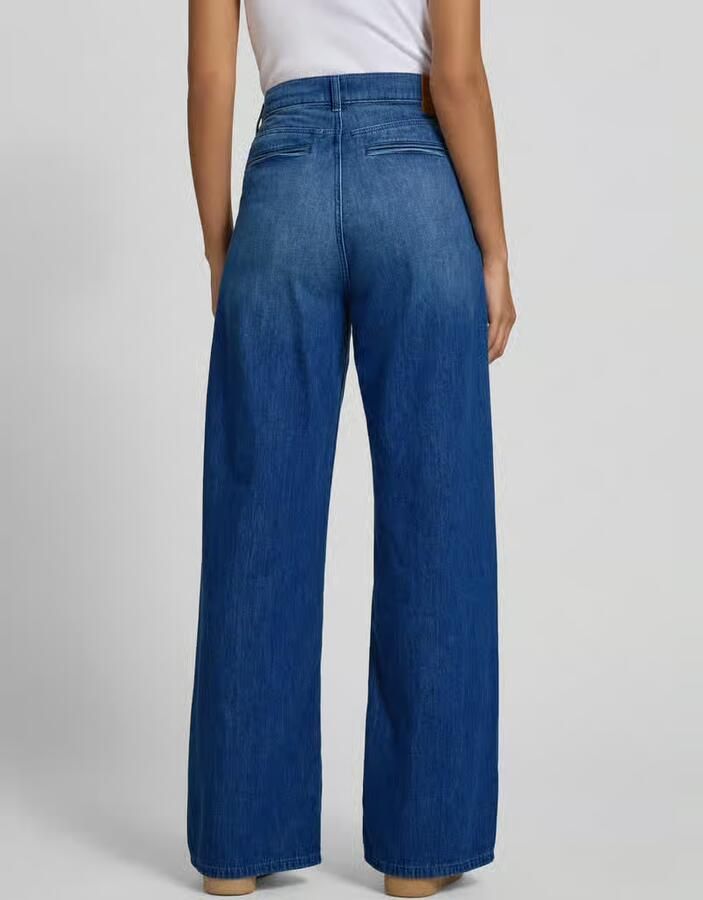 Mustang Jeans met wijde pijpen en achterzakken model 'Luise' - Foto 3