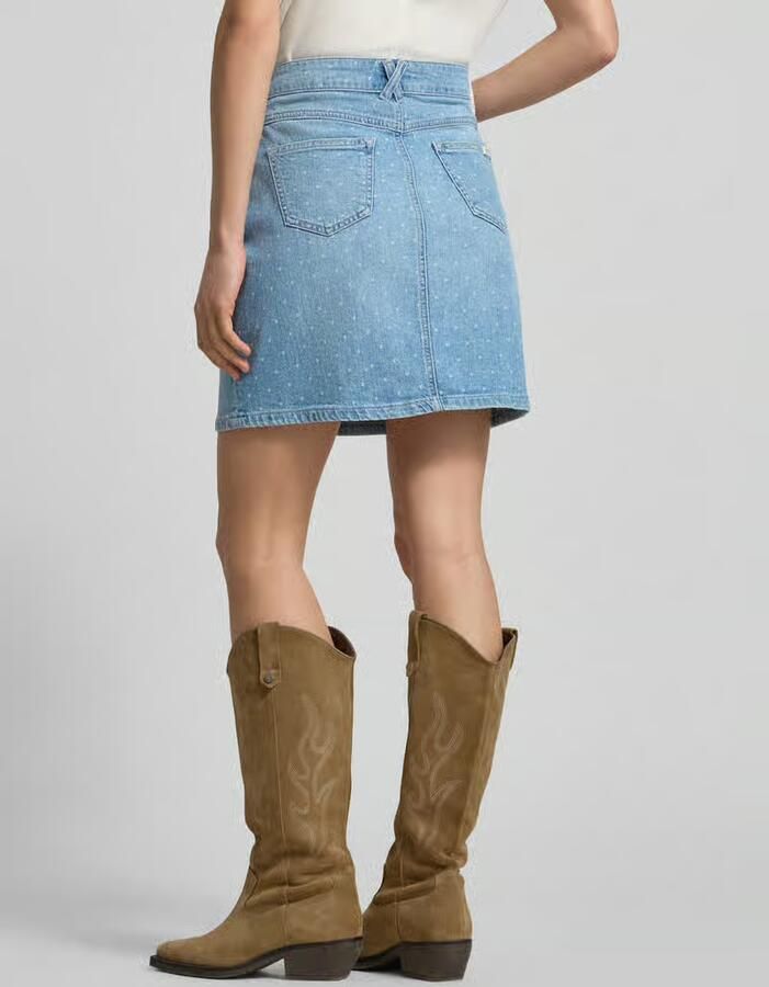 Mustang jeansrok in all-over look model 'BEATRICE'