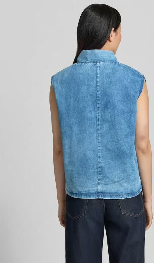 Mustang Jeansvest met rijgveter model 'GILLIAN'