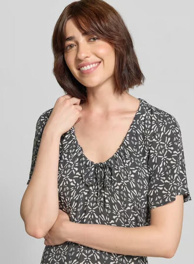 Mustang midi-jurk van viscose in all-over look model 'MARYSVILLE' - Foto 2